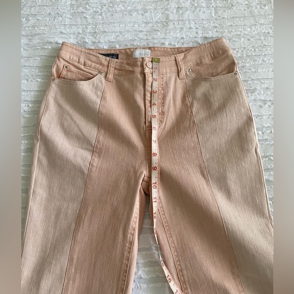 Ecru Pink The Sunset Two Color Straight Leg Jeans Size 26 - Picture 14 of 16